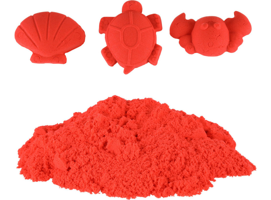 Kinetický piesok 1 kg v sáčku - červený