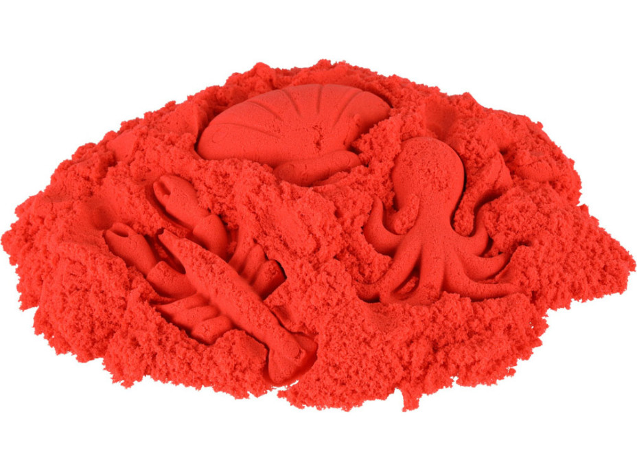 Kinetický piesok 1 kg v sáčku - červený