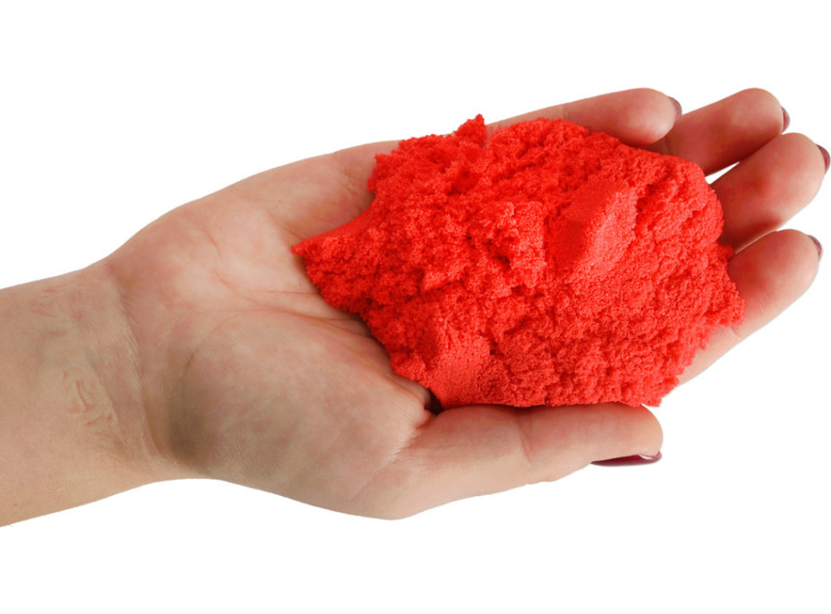 Kinetický piesok 1 kg v sáčku - červený