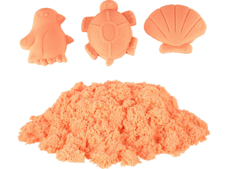 Kinetický piesok 1 kg v sáčku - oranžový