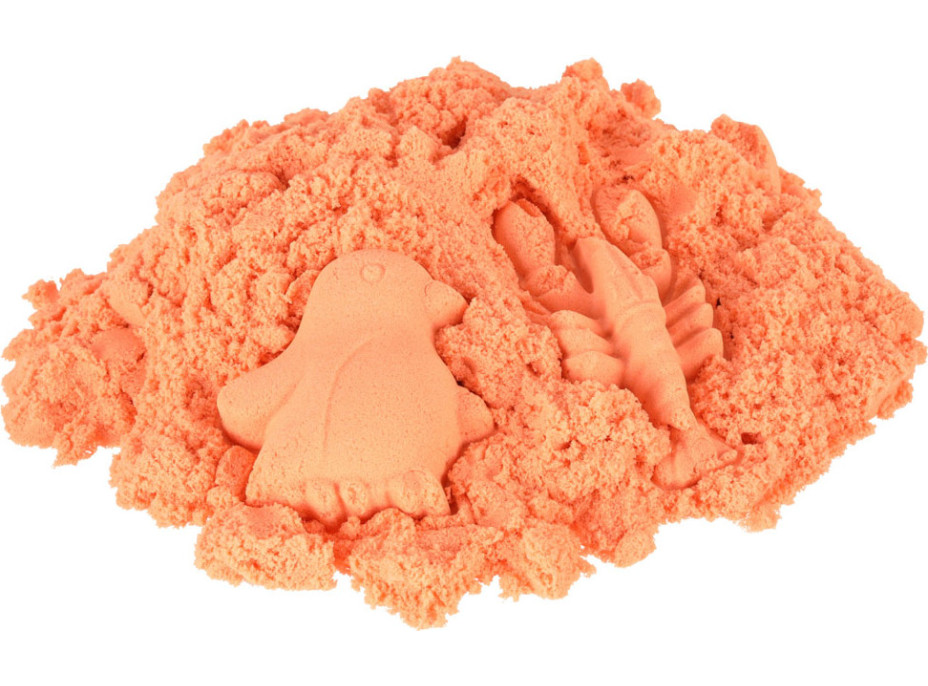 Kinetický piesok 1 kg v sáčku - oranžový