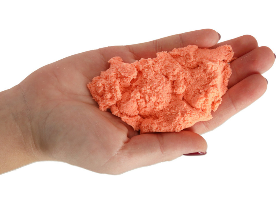 Kinetický piesok 1 kg v sáčku - oranžový