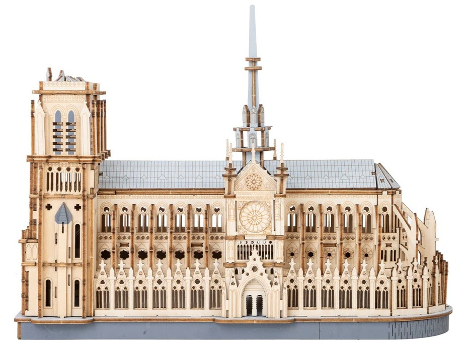 RoboTime 3D drevená skladačka Parížska katedrála Notre-Dame