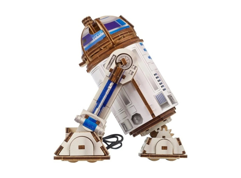 Ugears 3D drevená mechanická skladačka Star Wars R2-D2