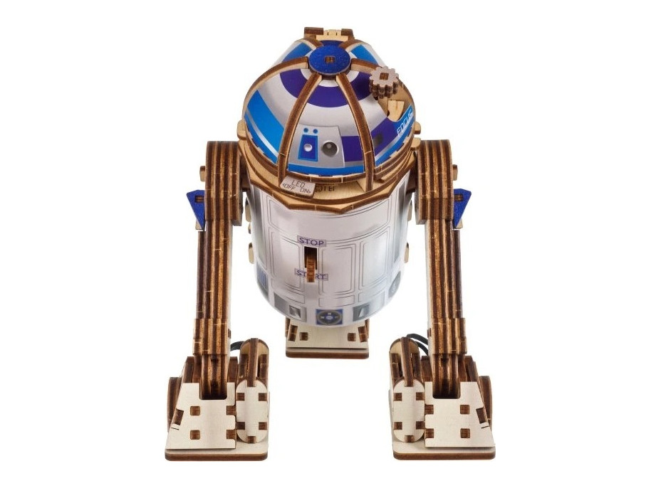 Ugears 3D drevená mechanická skladačka Star Wars R2-D2