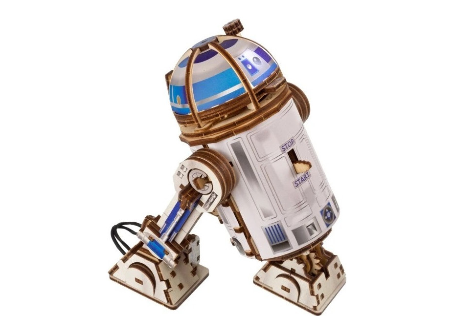 Ugears 3D drevená mechanická skladačka Star Wars R2-D2