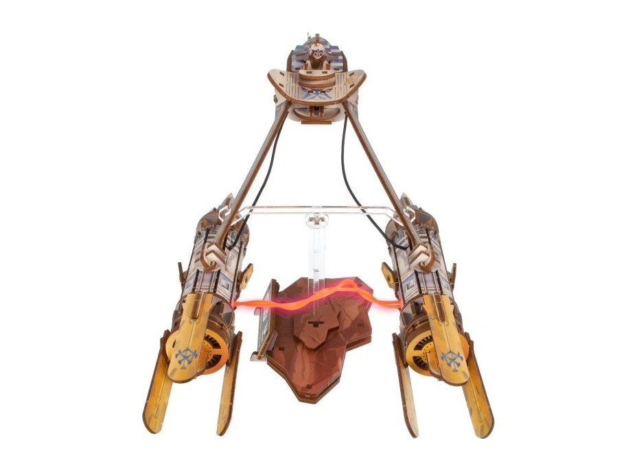 Ugears 3D drevená mechanická skladačka Star Wars Závodný klzák Anakin Skywalker