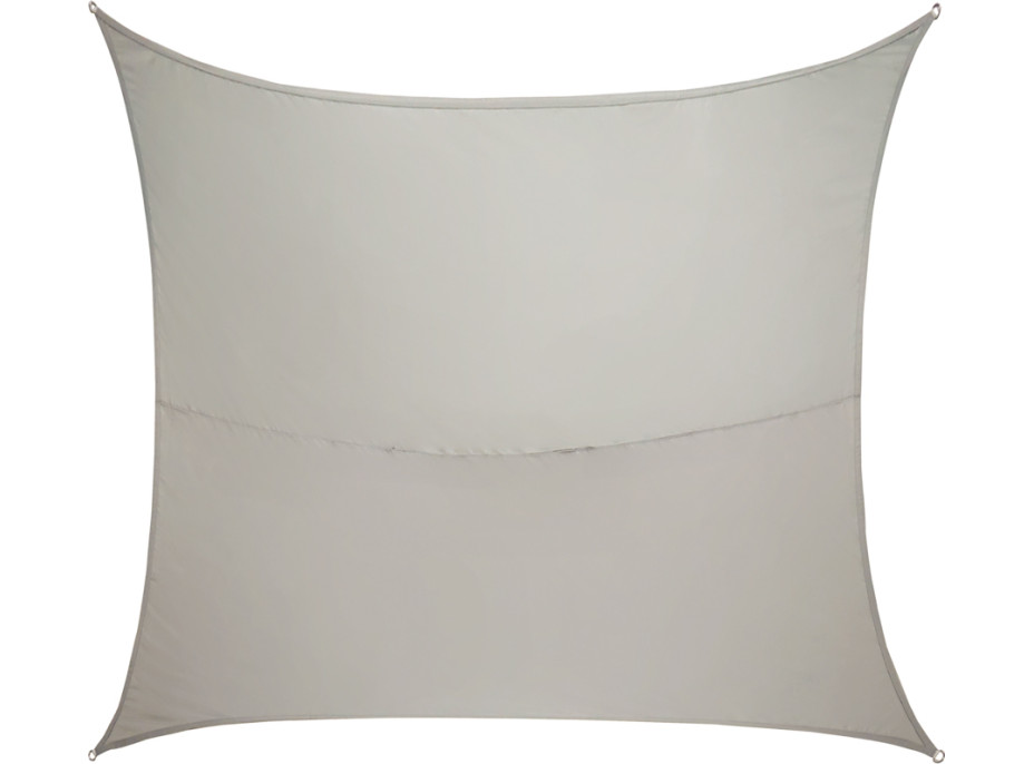 Vodotesná tieniaca plachta LUARO obdĺžnik - 4x3 m - šedá