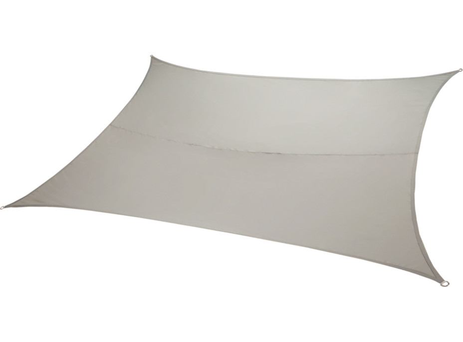 Vodotesná tieniaca plachta LUARO obdĺžnik - 4x3 m - šedá