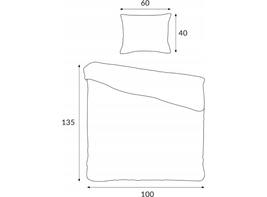 Detské bavlnené obliečky do postieľky 135x100 cm - Medvedík Pú