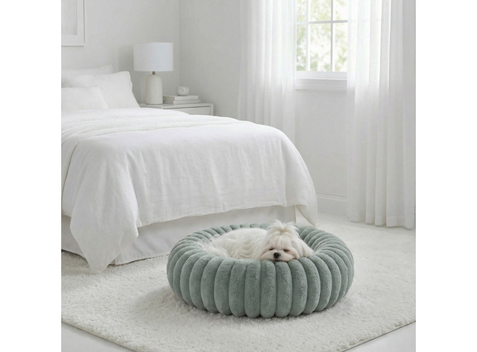 Pelech pre psy a mačky ROYAL LOUNGE 90 cm - šalviový