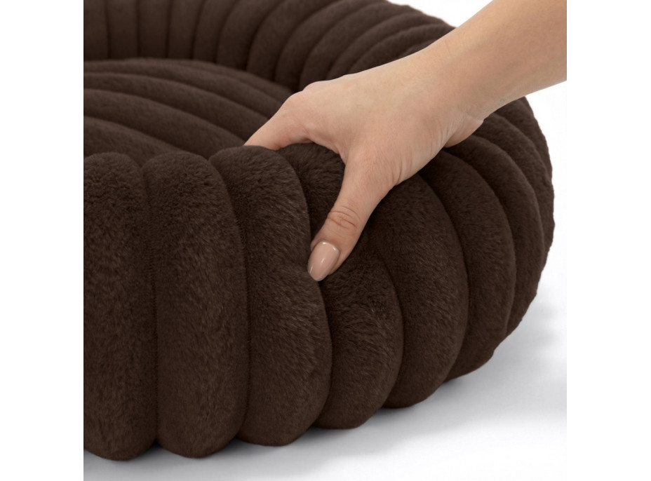 Pelech pre psy a mačky ROYAL LOUNGE 60 cm - hnedý