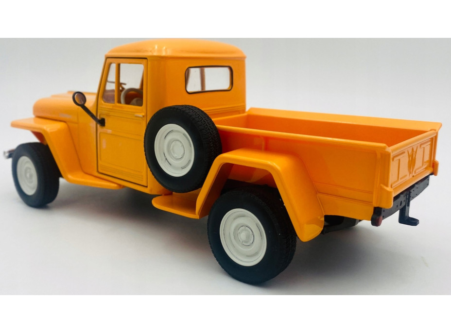 Welly Jeep Willys Pickup model 1:24 oranžový