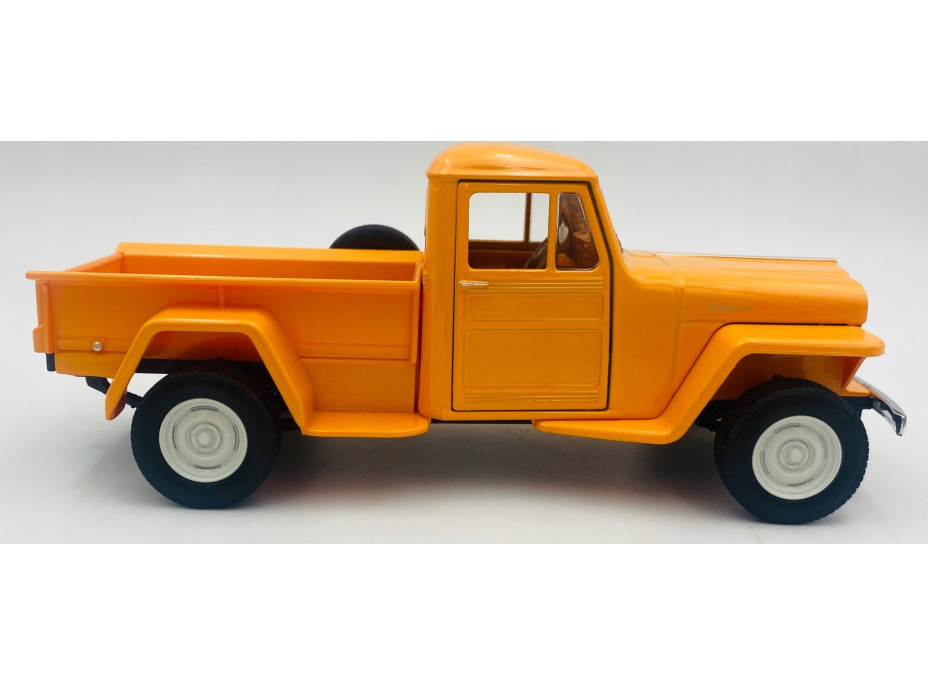 Welly Jeep Willys Pickup model 1:24 oranžový