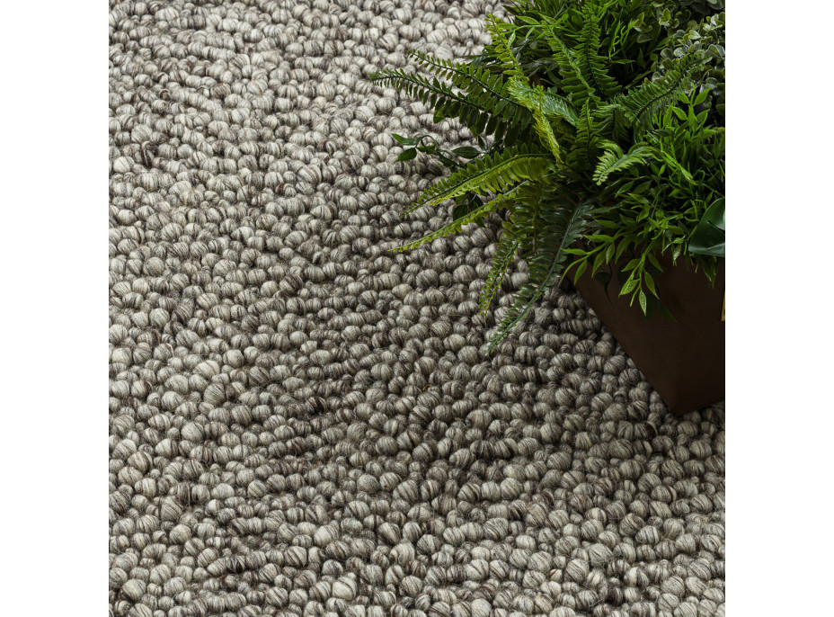 Kusový koberec Tahar 99005 antra