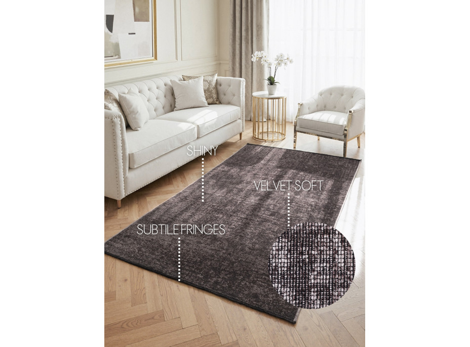 Kusový koberec Brilliance Prisma 106311 Brown z kolekcie Elle