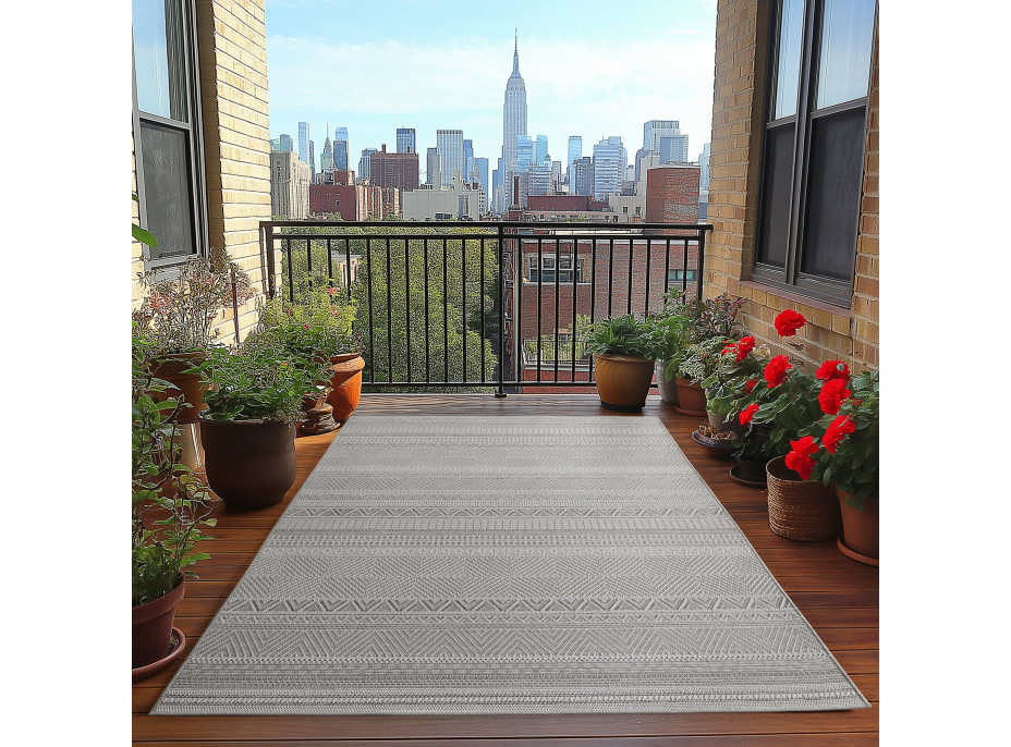 Kusový koberec Desert 1303 grey - na von aj na doma