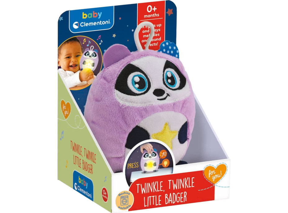CLEMENTONI BABY Twinkle Twinkle Malý jazvec