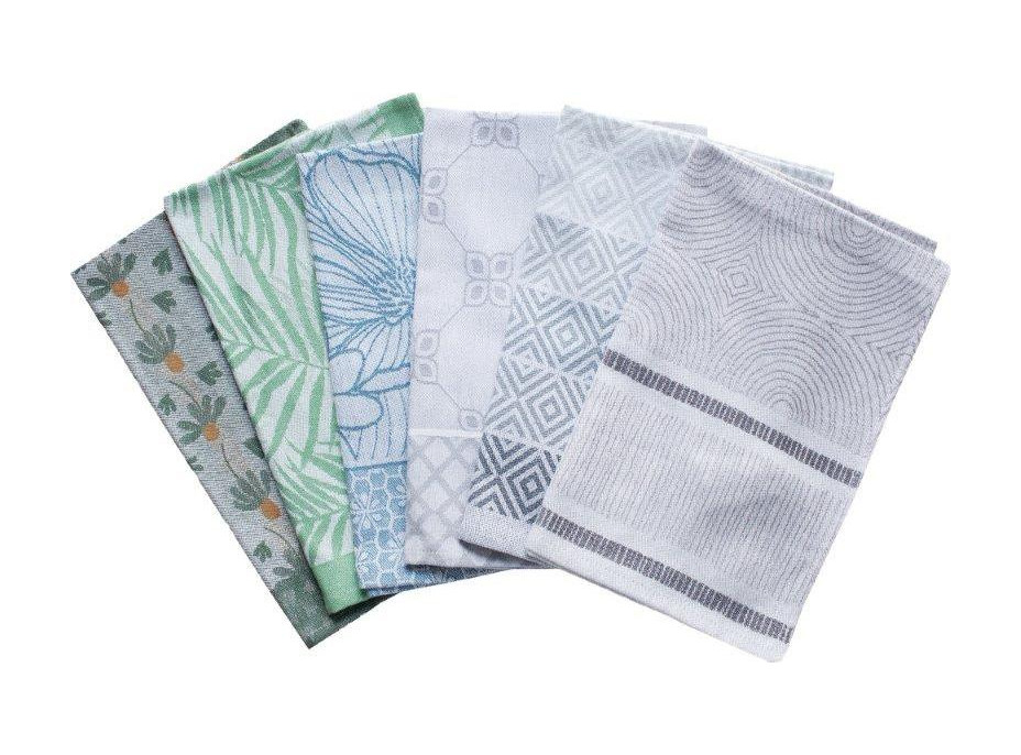 Žakárová kuchynská utierka CARINO 010 - 40x60 cm - šedá