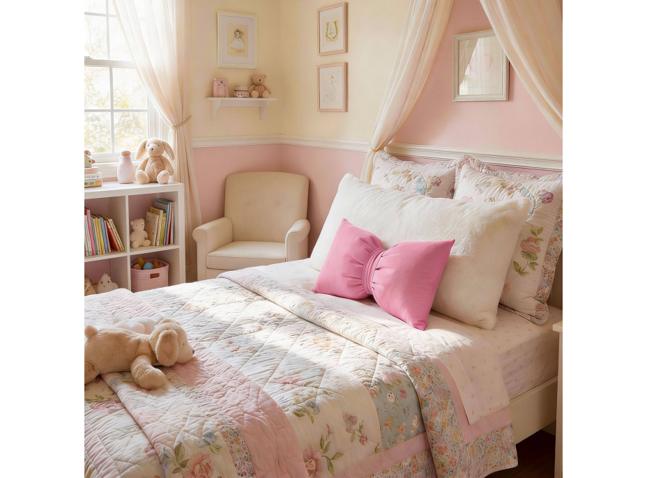 Dekoračný vankúš GLAM 30x50 cm - fuchsiový