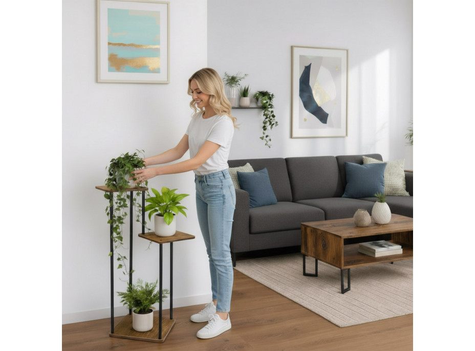 Stojan na kvety TOMAS rustic