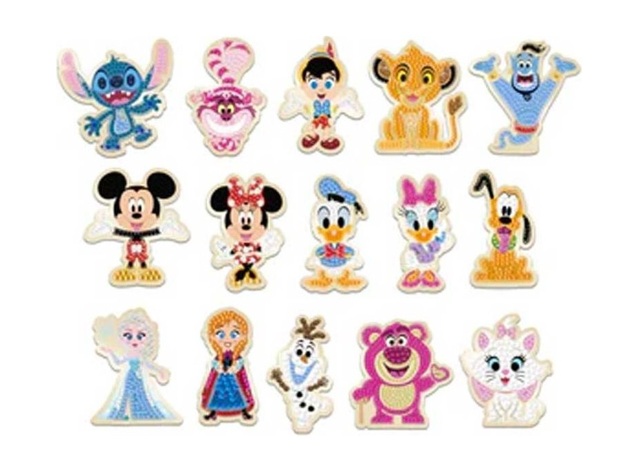 Diamantové maľovanie Odznak Disney prekvapenie 1ks (mix)
