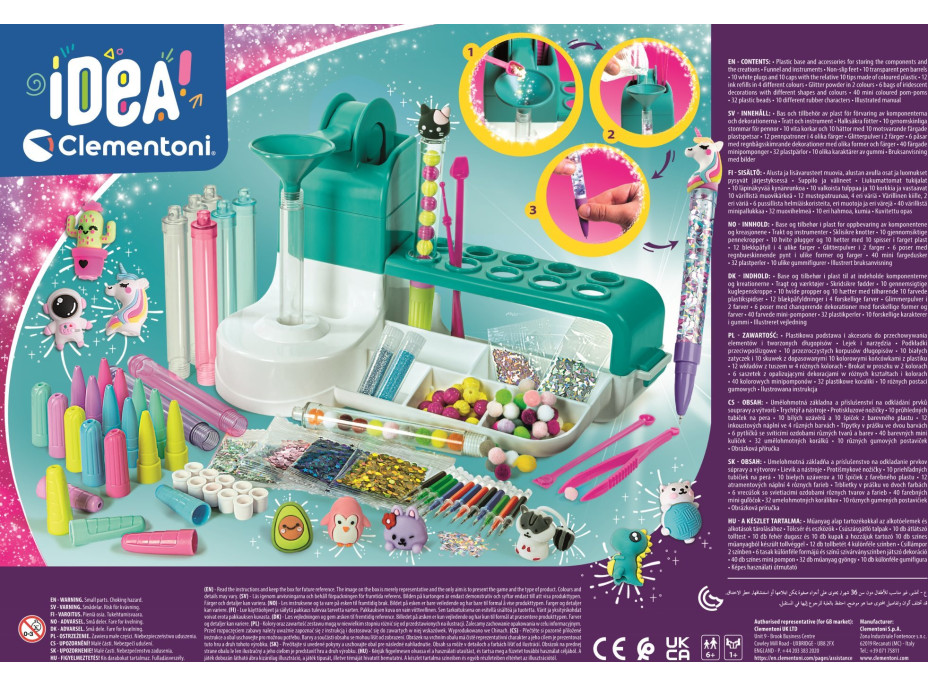 CLEMENTONI IDEA Kreatívna súprava Laboratórium na výrobu pier