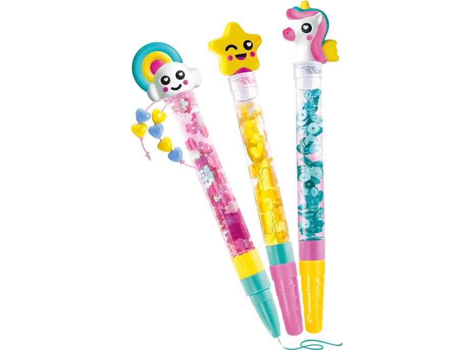 CLEMENTONI IDEA Kreatívna súprava na výrobu pier Fantasy