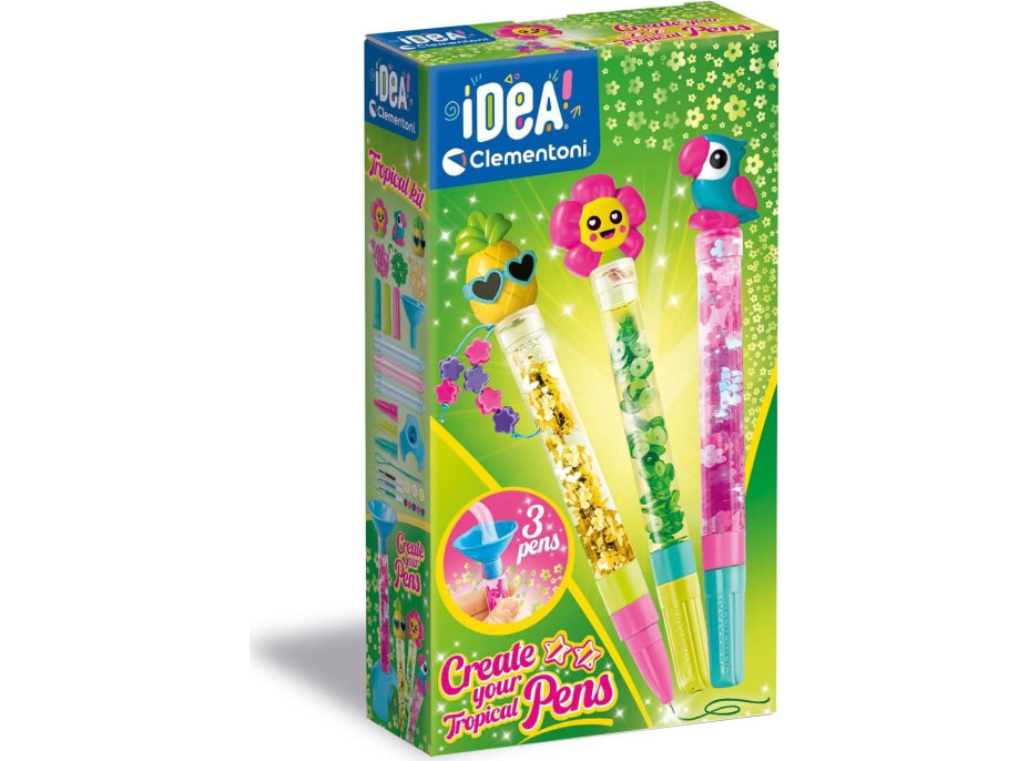 CLEMENTONI IDEA Kreatívna súprava na výrobu pier Tropical