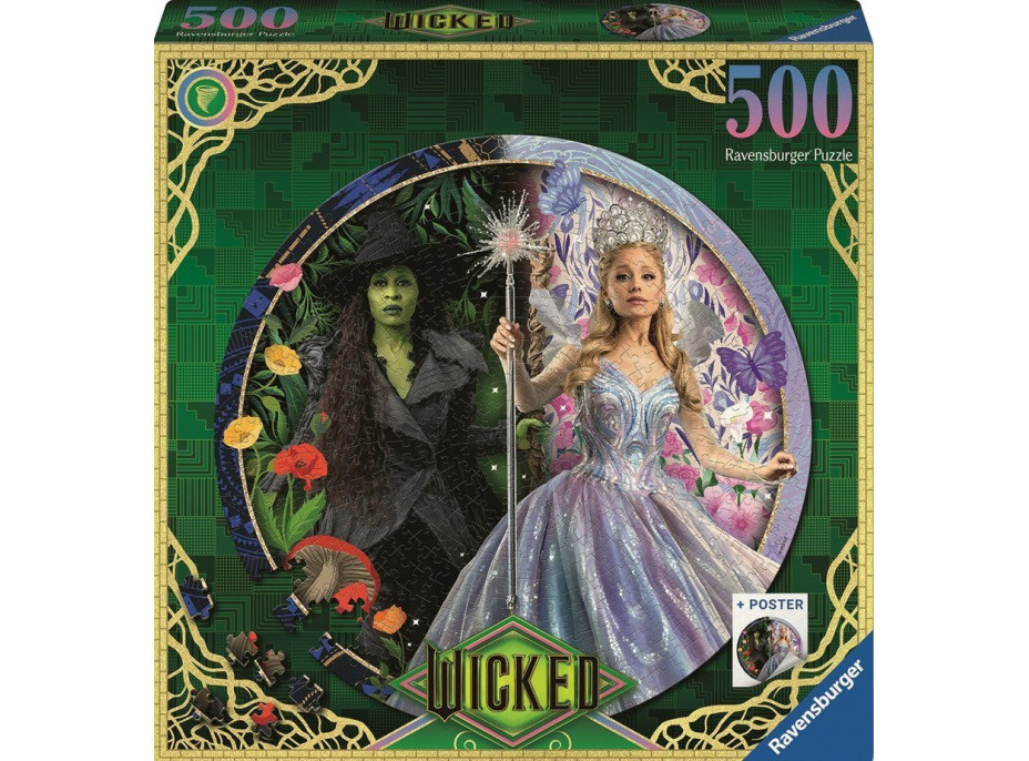 RAVENSBURGER Okrúhle puzzle Čarodejnica 2 500 dielikov