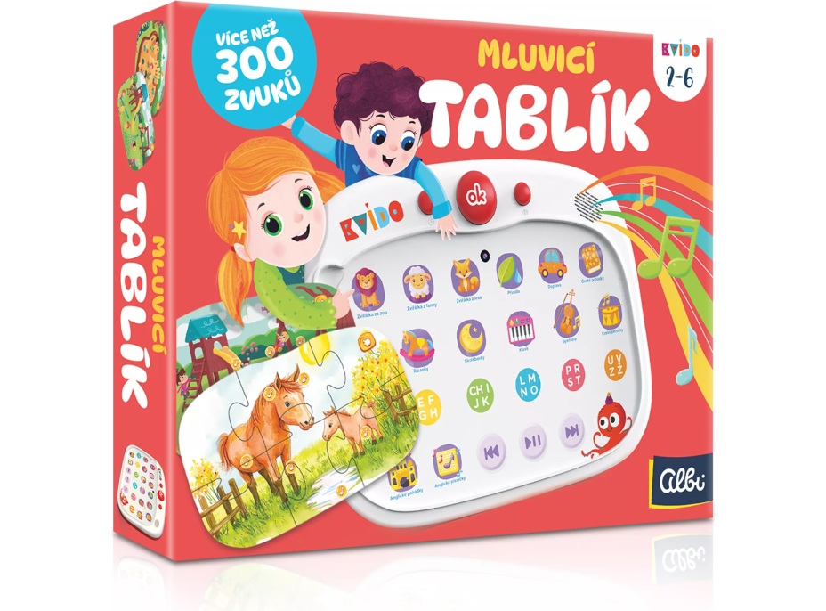 ALBI Kvído: Hovoriaci tabuľ