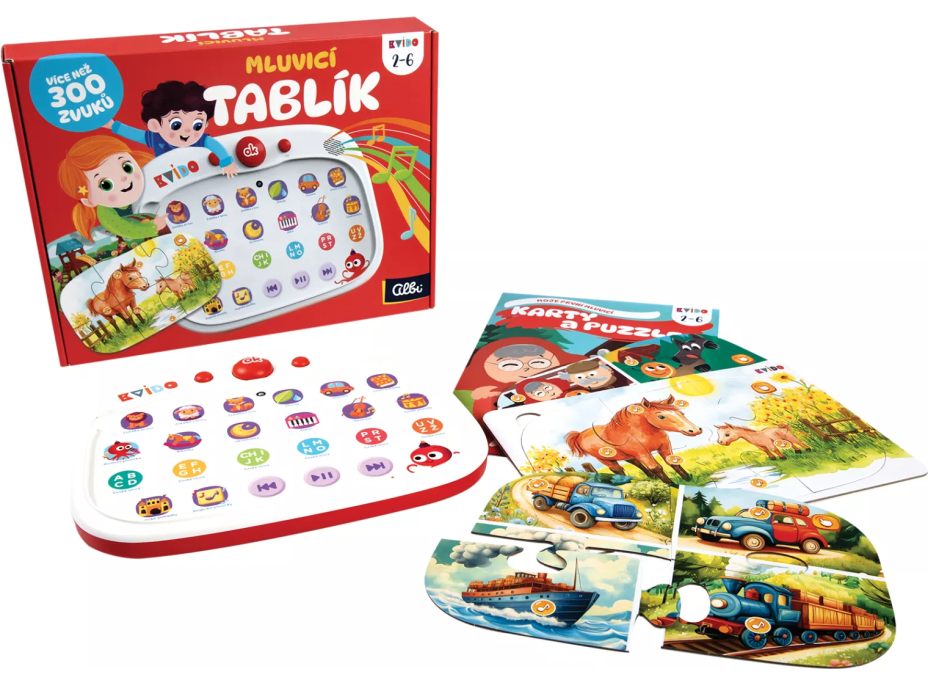 ALBI Kvído: Hovoriaci tabuľ