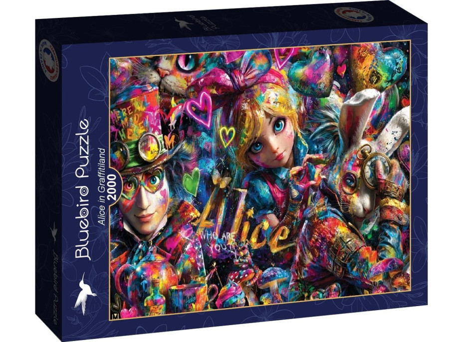 BLUEBIRD Puzzle Alenka v ríši graffiti 2000 dielikov