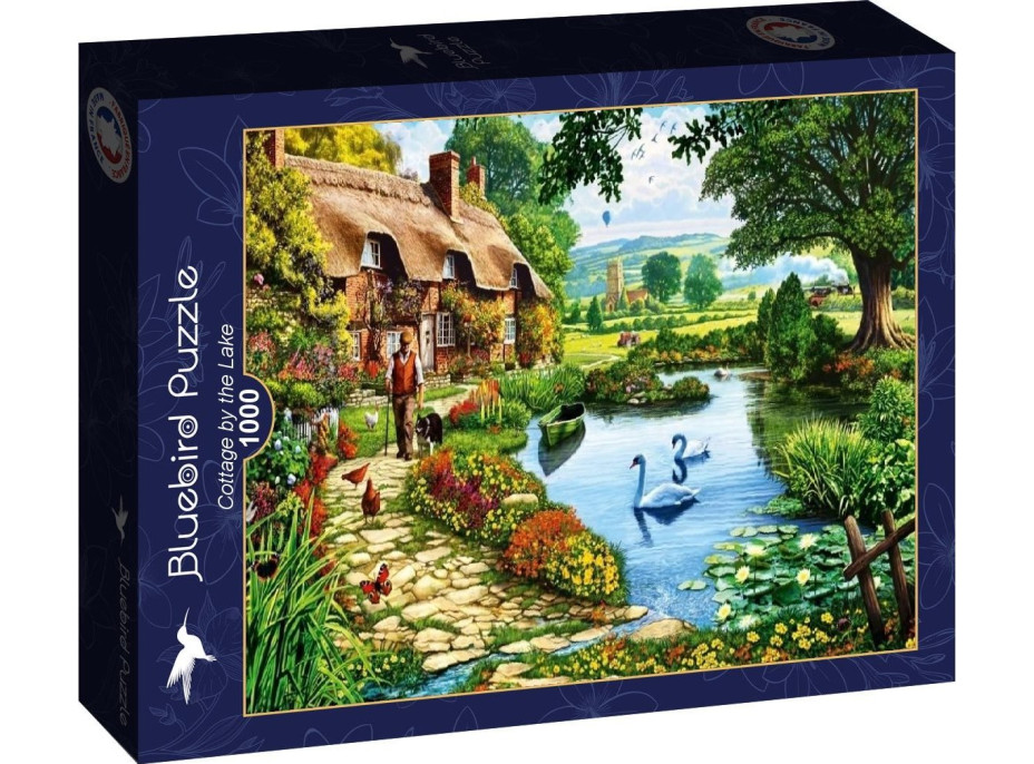 BLUEBIRD Puzzle Chata pri jazere 1000 dielikov