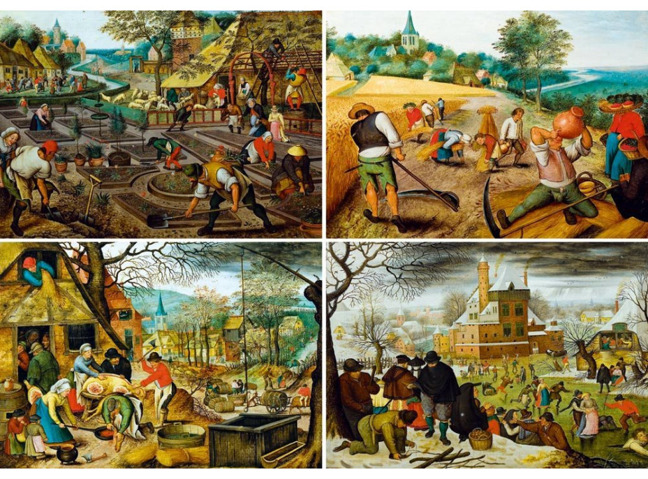 BLUEBIRD Puzzle Štyri ročné obdobia 1000 dielikov