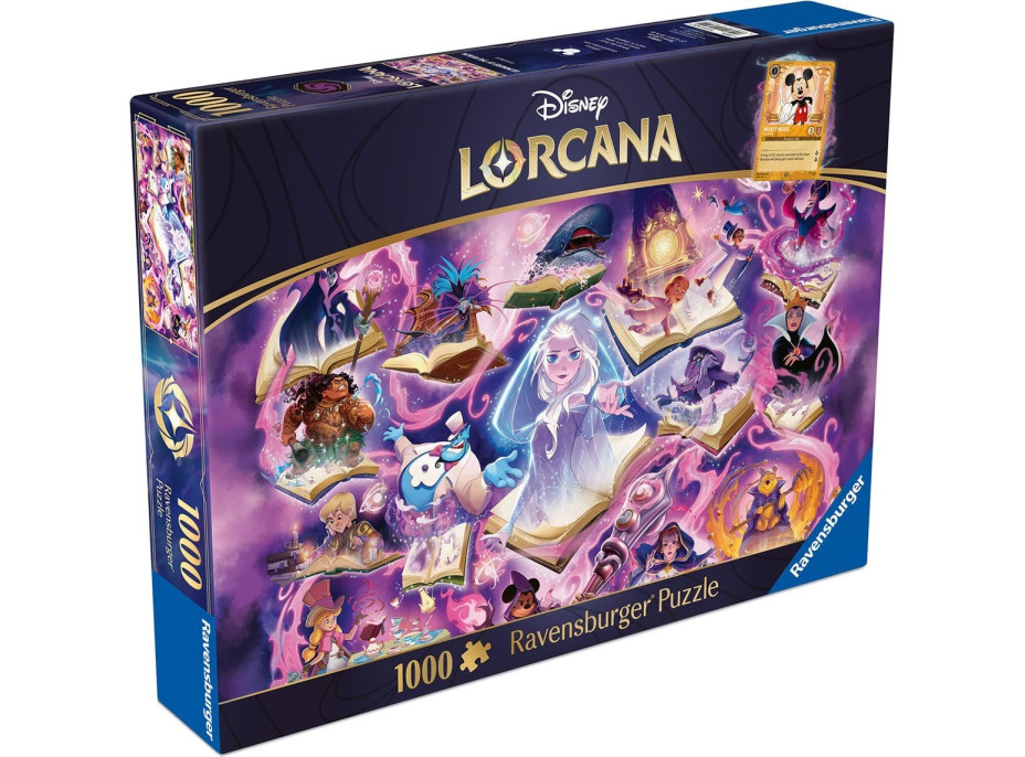 RAVENSBURGER Puzzle Disney Lorcana - Glimmers of the Realm: Ametyst 1000 dielikov