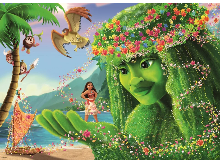 RAVENSBURGER Puzzle Disney: Odvážna Vaiana 1000 dielikov