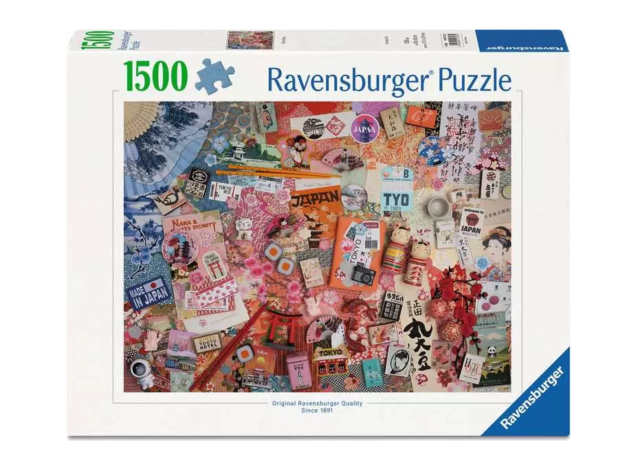RAVENSBURGER Puzzle Dobrodružstvo v Tokiu 1500 dielikov