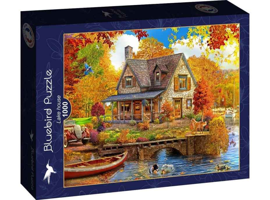 BLUEBIRD Puzzle Dom pri jazere 1000 dielikov