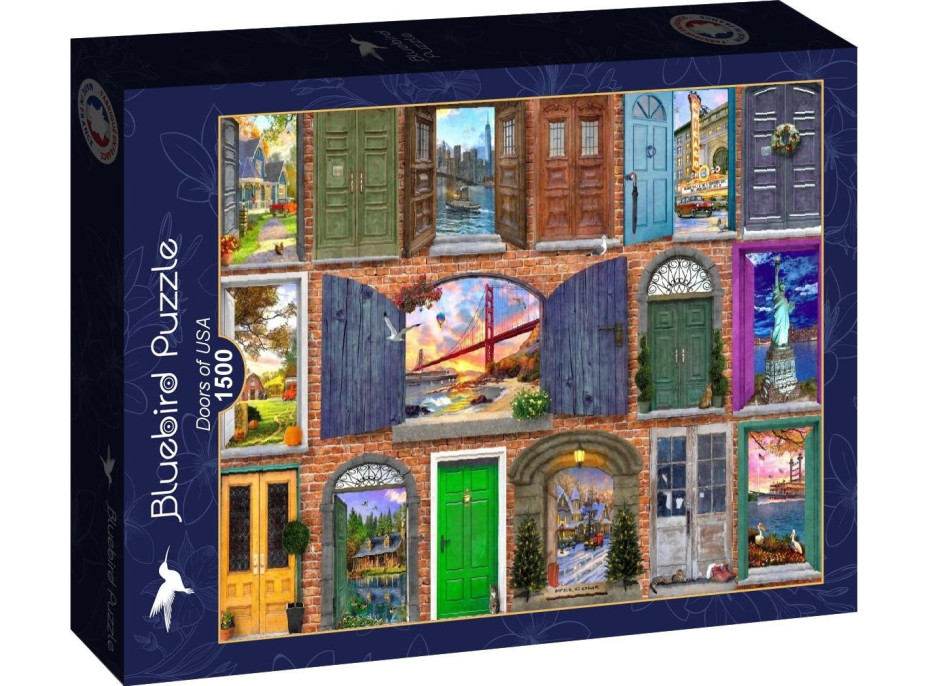 BLUEBIRD Puzzle Dvere USA 1500 dielikov