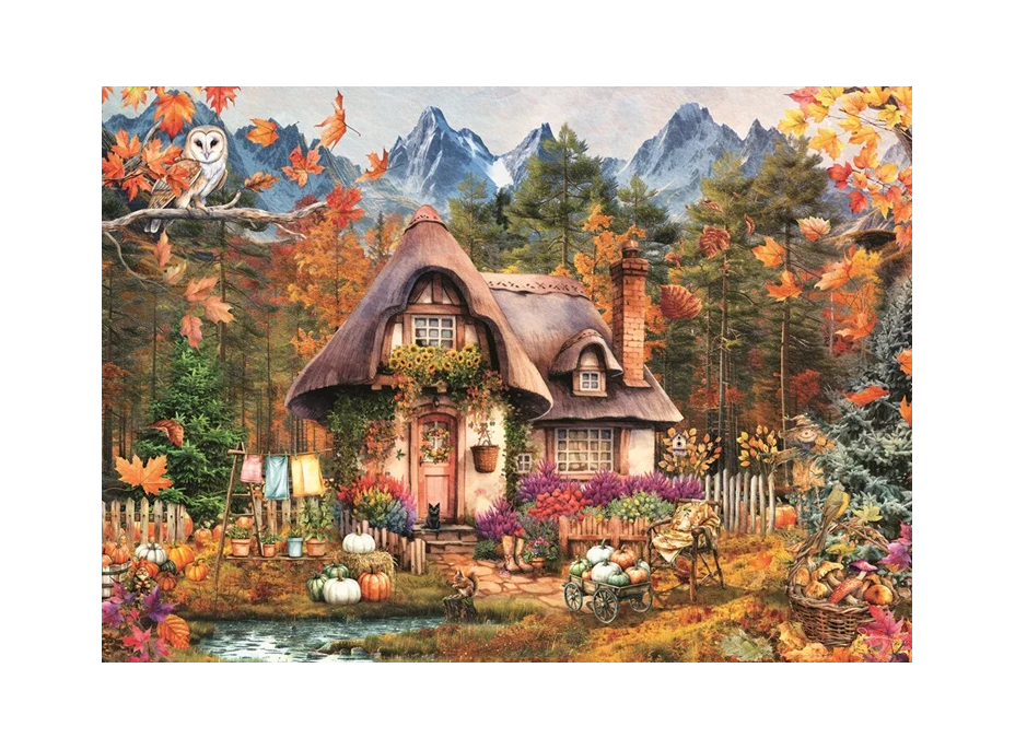 RAVENSBURGER Puzzle Tekvicová chalúpka 1000 dielikov