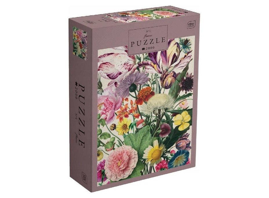 INTERDRUK Puzzle Kvety 2000 dielikov