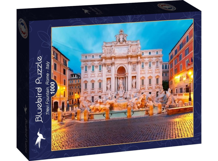 BLUEBIRD Puzzle Fontána Di Trevi, Rím - Taliansko 1000 dielikov