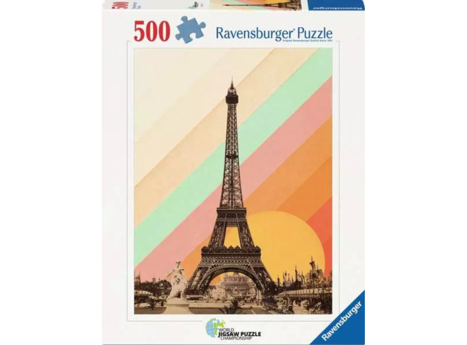 RAVENSBURGER Puzzle Dúha nad Parížom 500 dielikov