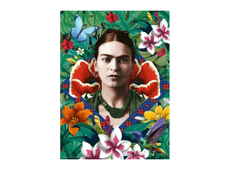 RAVENSBURGER Puzzle Frida Kahlo: Kvitnúce fantázie 500 dielikov