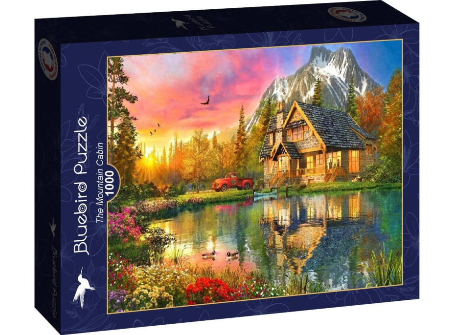 BLUEBIRD Puzzle Horská chata 1000 dielikov
