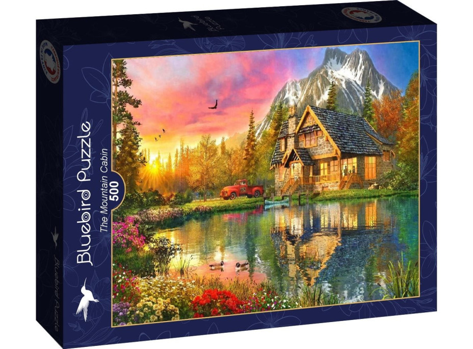 BLUEBIRD Puzzle Horská chata 500 dielikov