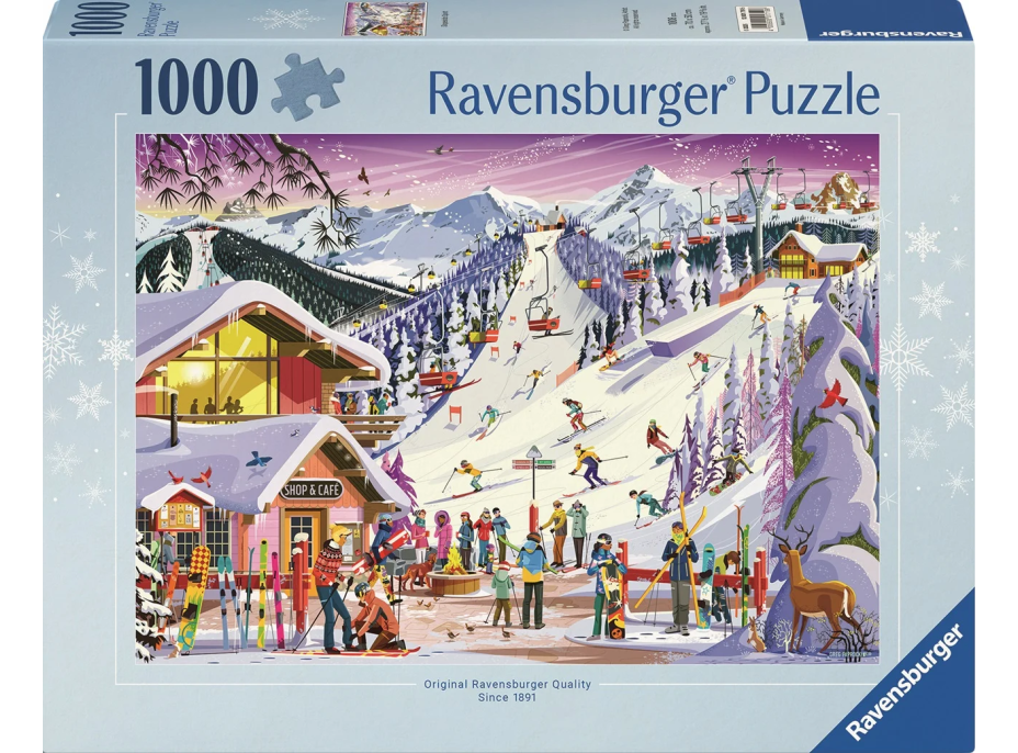 RAVENSBURGER Puzzle Horský duch zimy 1000 dielikov