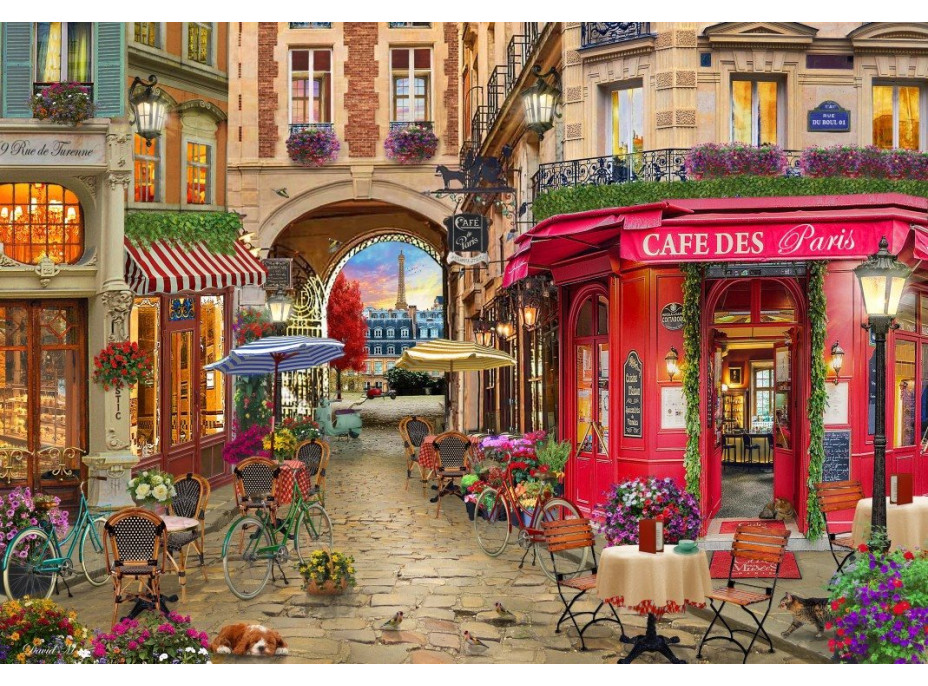 BLUEBIRD Puzzle Káva z Paríža 1000 dielikov