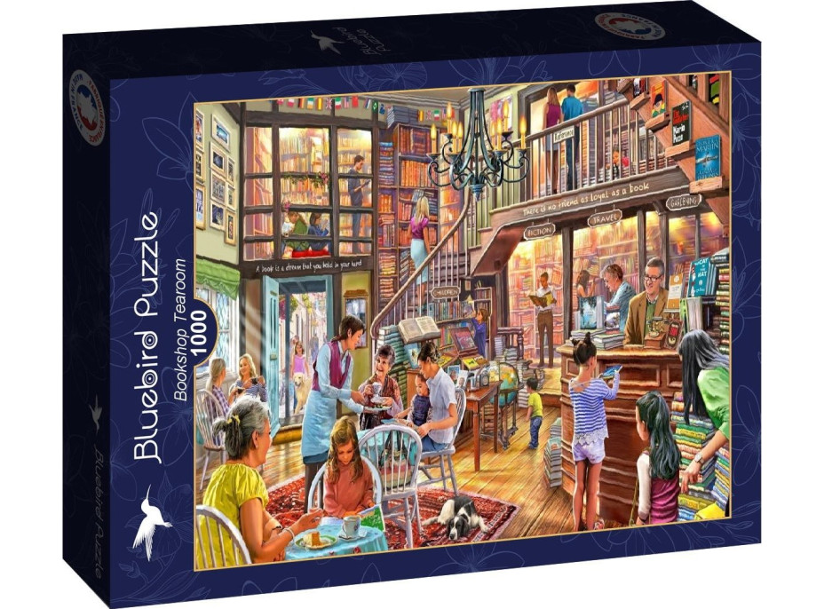 BLUEBIRD Puzzle Kníhkupectvo 1000 dielikov